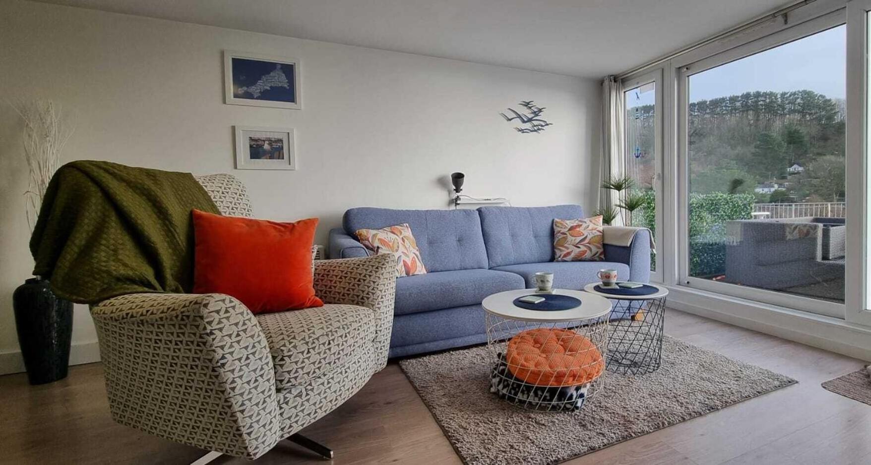 May View - Luxury Sea View Apartment - Millendreath, Лу Екстериор снимка
